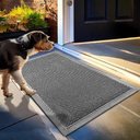 Muddy Mat Mesh Quick-Dry Dog Door Mat, Grey, 23 x 35-in