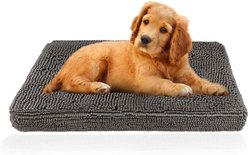 Muddy Mat Dog Crate Mat, Grey, 24-in