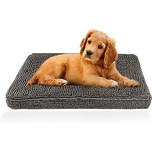 Muddy Mat Dog Crate Mat, Grey, 24-in