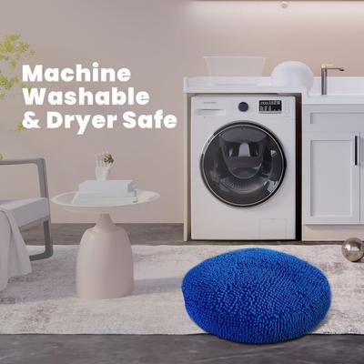 Show full view: Muddy Mat Cloud K-9 Dog Bed with Removable Cover, Navy Blue, Medium slide 4 of 8