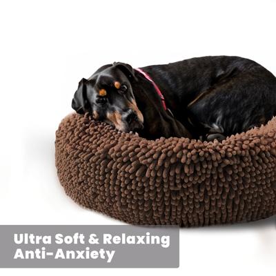 Show full view: Muddy Mat Cloud K-9 Dog Bed with Removable Cover, Chocolate Brown, Large slide 5 of 8