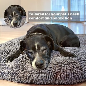 Muddy Mat Cloud K-9 Dog Bed with Removable Cover, Grey, Large