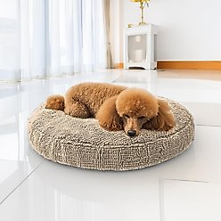 Muddy Mat Cloud K-9 Dog Bed with Removable Cover, Beige, Medium