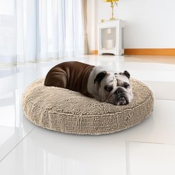 Muddy Mat Cloud K-9 Dog Bed with Removable Cover, Beige, Small