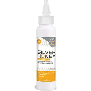 Silver Honey Rapid Ear Care Manuka Honey & MicroSilver BG Dog & Cat Vet Strength Ear Rinse, 4-fl oz bottle
