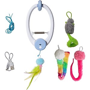 Pet Fit For Life Door Hanging Rope Toy, White, Medium