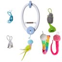 Pet Fit For Life Door Hanging Rope Toy, White, Medium