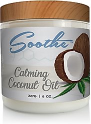 BuddyRest Soothe Calming Coconut Oil with Collagen Calming Supplement for Dogs, 8-oz jar