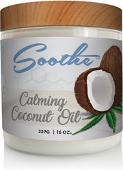 BuddyRest Soothe Calming Coconut Oil with Collagen Calming Supplement for Dogs, 16-oz jar