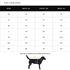 Shinola Cable Knit Dog Sweater, Navy, X-Large slide 2 of 8