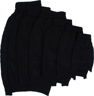 Show full view: Shinola Cable Knit Dog Sweater, Black, Small slide 5 of 8