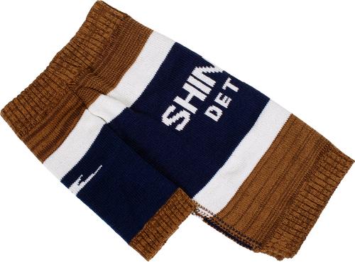 Show full view: Shinola Brand Stripe Dog Sweater, Brown, Medium slide 2 of 9