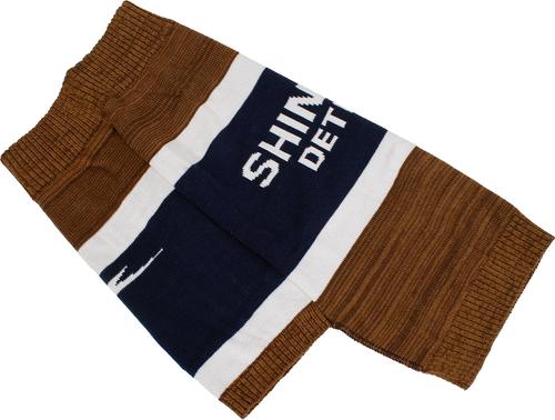 Show full view: Shinola Brand Stripe Dog Sweater, Brown, XX-Large slide 3 of 10