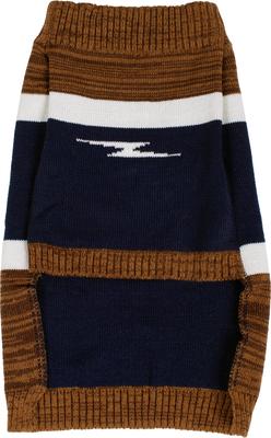 Show full view: Shinola Brand Stripe Dog Sweater, Brown, Large slide 3 of 9