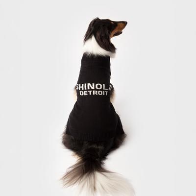 Show full view: Shinola Logo Dog Sweater, Black, Medium slide 6 of 9