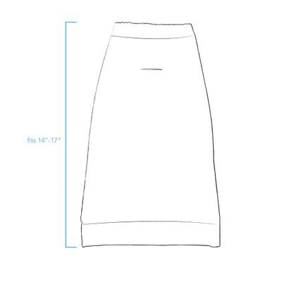 Show full view: Shinola Cable Knit Dog Sweater, Navy, Medium slide 7 of 8