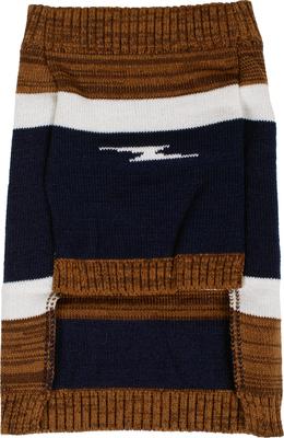 Show full view: Shinola Brand Stripe Dog Sweater, Brown, Medium slide 3 of 9