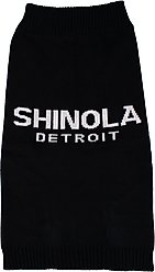 Shinola Logo Dog Sweater, Black, Large