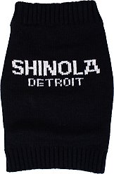 Shinola Logo Dog Sweater, Black, Small