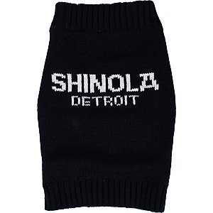 Shinola Logo Dog Sweater, Black, Small