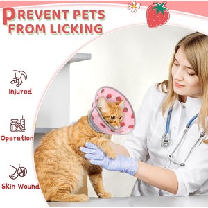 Supet Adjustable Cat Recovery Cone, Small: 5 to 9-in neck