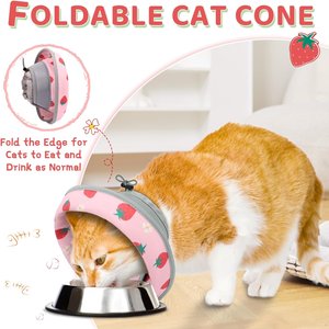 Supet Adjustable Cat Recovery Cone, Small: 5 to 9-in neck