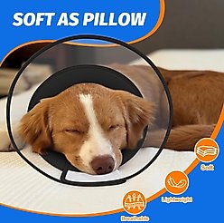 Supet Soft Protect Edge Dog Recovery Cone, X-Large 16 to 19.5-in neck slide 2 of 5