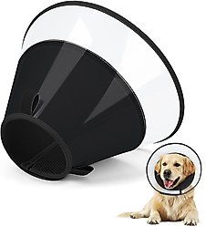 Supet Soft Protect Edge Dog Recovery Cone, Large: 14 to 17.5-in neck