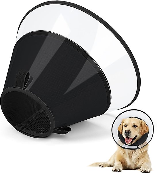 Show full view: Supet Soft Protect Edge Dog Recovery Cone, Large: 14 to 17.5-in neck slide 1 of 5