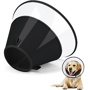 Supet Soft Protect Edge Dog Recovery Cone, Large: 14 to 17.5-in neck