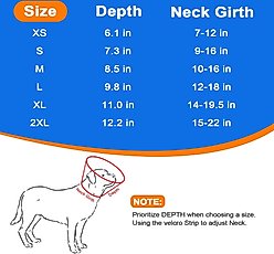Supet Soft Protect Edge Dog Recovery Cone, Large: 14 to 17.5-in neck slide 2 of 5