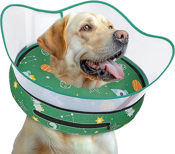 Show full view: Supet Raised Inflatable Dog Recovery Cone Collar, XX-Large: 18 to 23-in neck slide 1 of 6