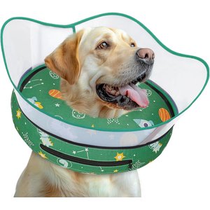 Supet Raised Inflatable Dog Recovery Cone Collar, XX-Large: 18 to 23-in neck