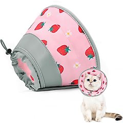 Supet Adjustable Cat Recovery Cone, Small: 5 to 9-in neck