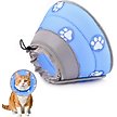 Show in main carousel: Supet Soft Air Mesh Cat Recovery Cone, Blue, Large: 9 to 12-in neck slide 1 of 5