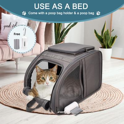 Show full view: Jespet GOOPAWS Backpack Dog & Cat Carrier, Grey slide 5 of 9