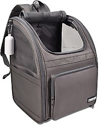 Jespet GOOPAWS Backpack Dog & Cat Carrier, Grey