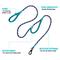 Show in main carousel: ATIFBOP Double Handle Polypropylene Reflective Rope Dog Leash, Blue, 6-ft long, 1/2-in wide slide 3 of 8