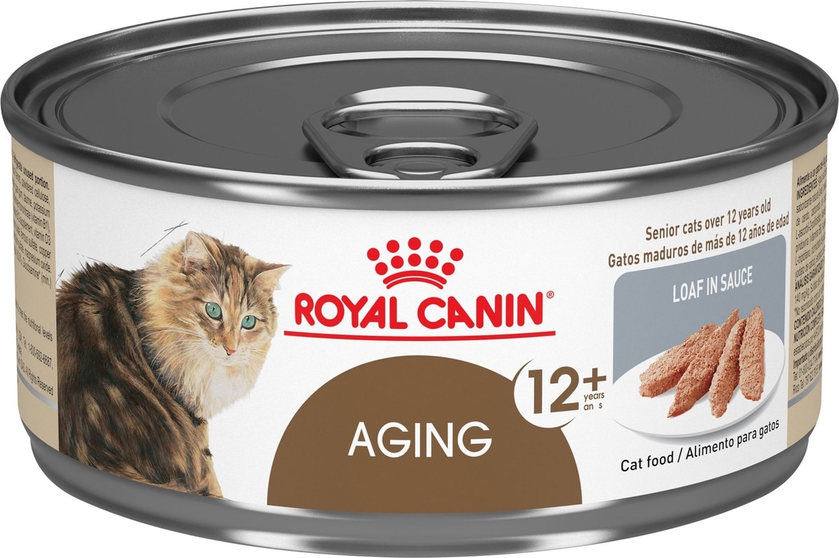ROYAL CANIN Feline Health Nutrition Aging 12+ Loaf in Sauce Canned