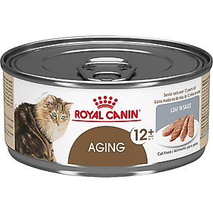 Royal Canin Feline Health Nutrition Aging 12+ Loaf in Sauce Canned Cat Food, 5.1-oz, case of 4