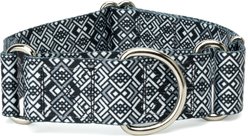 Country Brook Petz HossFit Jr Art Deco Chevrons Wide Martingale Dog Collar, Medium