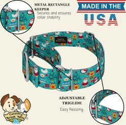 Country Brook Petz HossFit Jr Santa & Friends Wide Martingale Dog Collar, Large slide 2 of 8