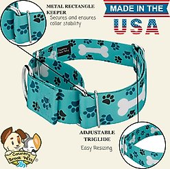 Country Brook Petz HossFit Jr Oh My Dog Wide Martingale Dog Collar, Large slide 2 of 9