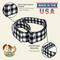 Show in main carousel: Country Brook Petz HossFit Jr Buffalo Plaid Wide Martingale Dog Collar, Black, X-Large: 23 to 31-in neck, 1.5-in wide slide 9 of 9