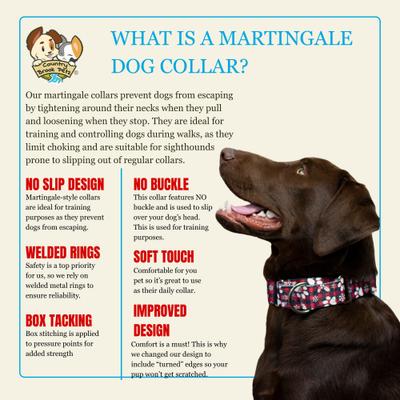 Show full view: Country Brook Petz HossFit Jr Santa & Friends Wide Martingale Dog Collar, Medium slide 5 of 8