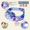 Show in main carousel: Country Brook Petz HossFit Jr Watercolor Butterflies Wide Martingale Dog Collar, X-Large slide 7 of 9