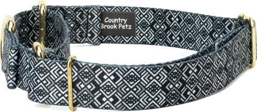 Show full view: Country Brook Petz Art Deco Chevrons Martingale Dog Collar, Medium: 15 to 21-in neck, 1-in wide slide 3 of 5