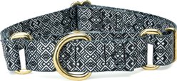 Country Brook Petz Art Deco Chevrons Martingale Dog Collar, X-Small: 9 to 12-in neck, 1/2-in wide