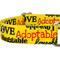 Show in main carousel: Country Brook Petz Loveable Rescue Martingale Dog Collar, Yellow, XX-Small: 7 to 10-in neck, 1/2-in wide slide 6 of 6