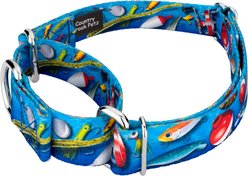 Country Brook Petz Gone Fishin' Martingale Dog Collar, XX-Small: 7 to 10-in neck, 1/2-in wide slide 2 of 6